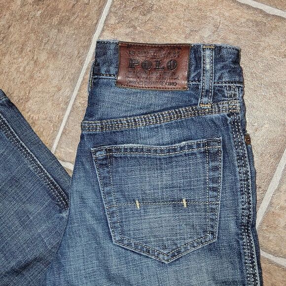 Polo Ralph Lauren 1967 Distressed Denim Jeans Size 8 - Picture 3 of 9